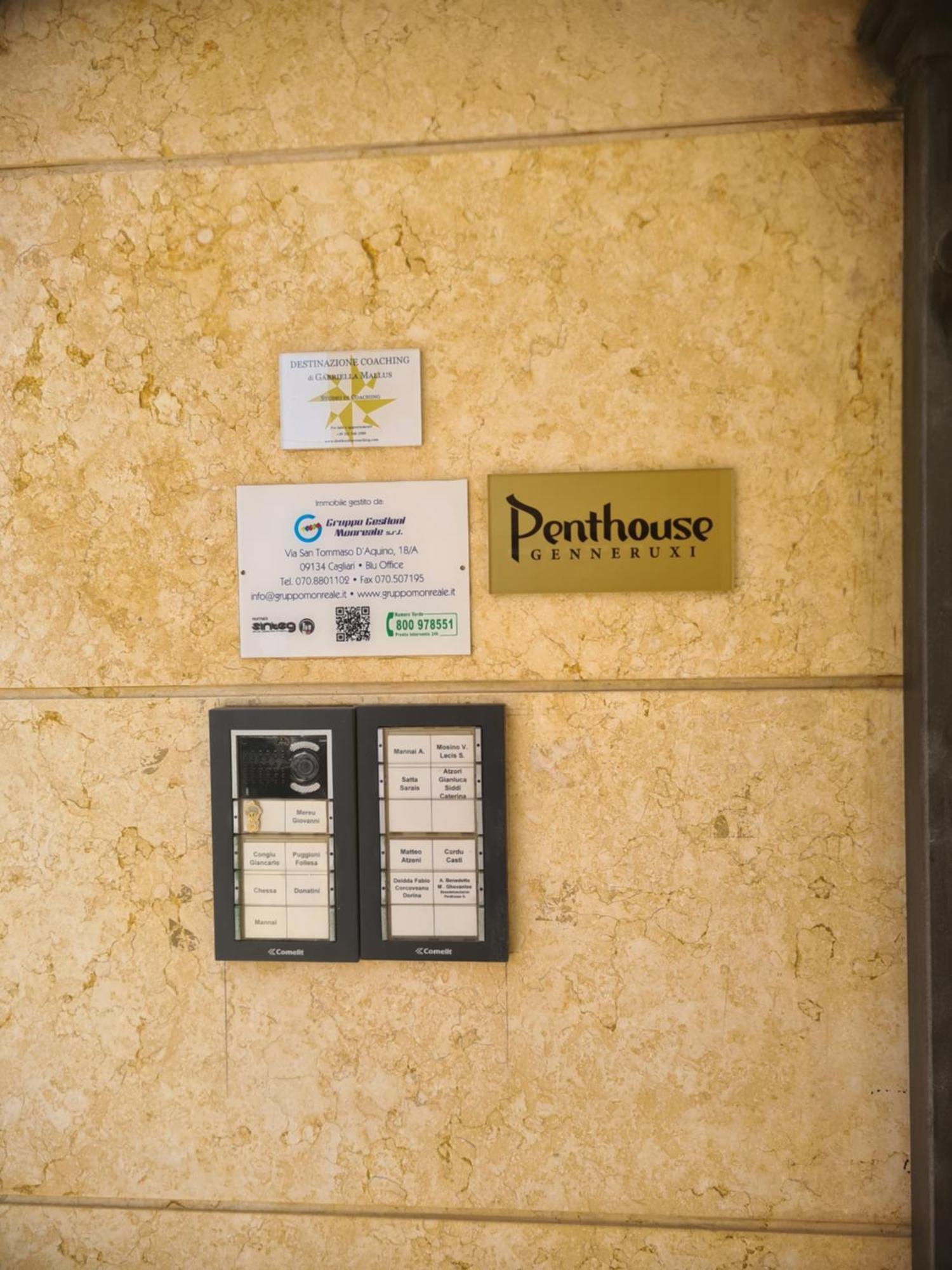 Hotel Penthouse Genneruxi Cagliari Exterior foto